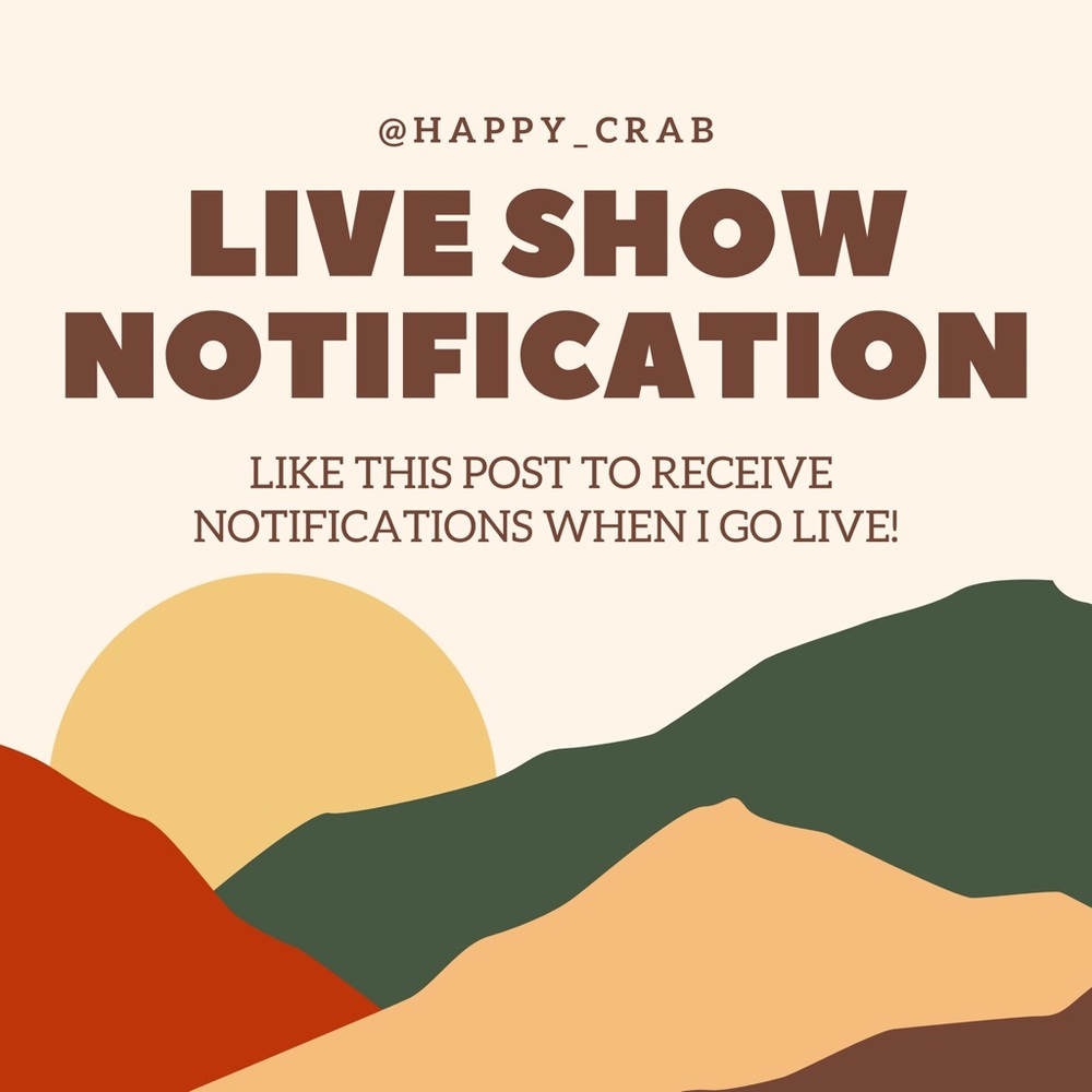 Like this post for LIVE SHOW notifications!
